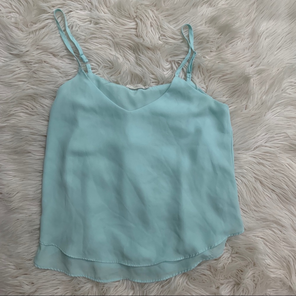 Baby blue top